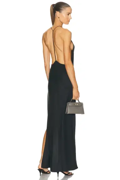 EAVES Lydia Silk Maxi Dress | Thumbnail 3 EAVES Lydia Silk Maxi Dress | Thumbnail 3