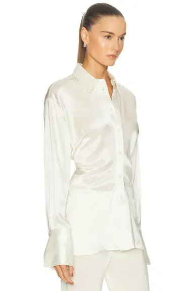 EAVES Sigrun Slouch Waist Blouse | Thumbnail 4
