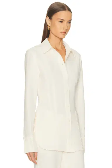 EAVES Lovise Polished Crepe Blouse | Thumbnail 4