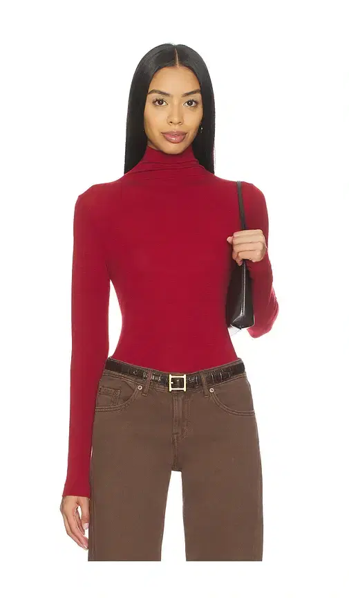 Mock Turtleneck Tee