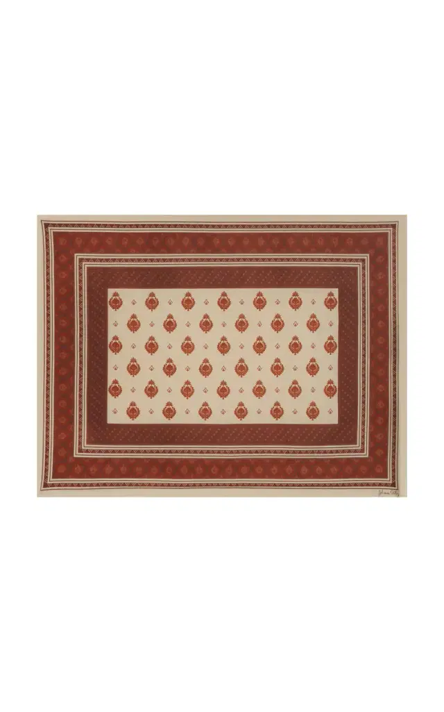 Johanna Ortiz Red Spirit Of The Rider Cotton Pareo