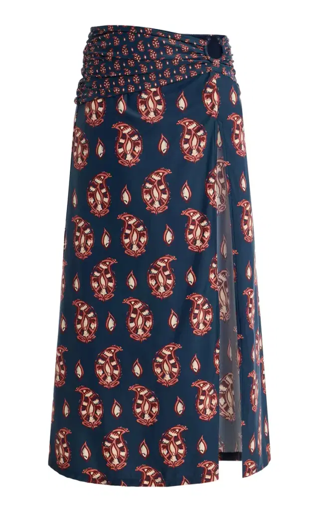 Johanna Ortiz Under The Sun Printed Maxi Skirt