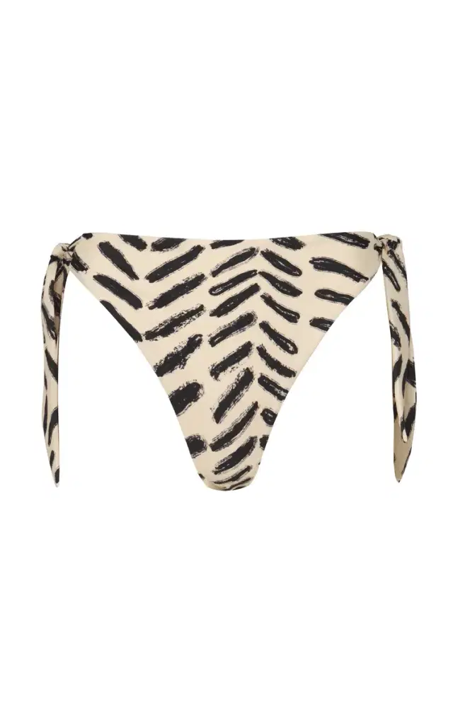 Johanna Ortiz Vintage Existentialism Printed Bikini Bottoms