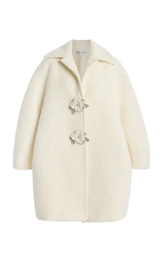 Oscar de la Renta Oversized Bouclé-Tweed Coat