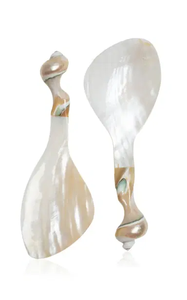 Gohar World Salad Servers; Mother Of Pearl - Multi | Thumbnail 7