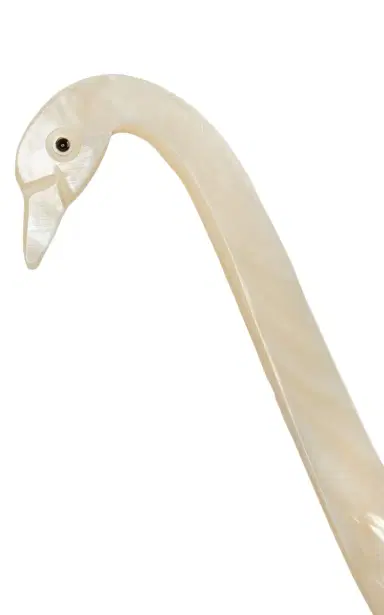 Gohar World Swan Spoon; Mother Of Pearl - Multi | Thumbnail 3