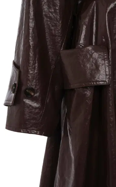 Chloé Coated Linen Riding Coat | Thumbnail 3