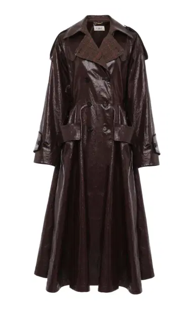 Chloé Coated Linen Riding Coat | Thumbnail 1