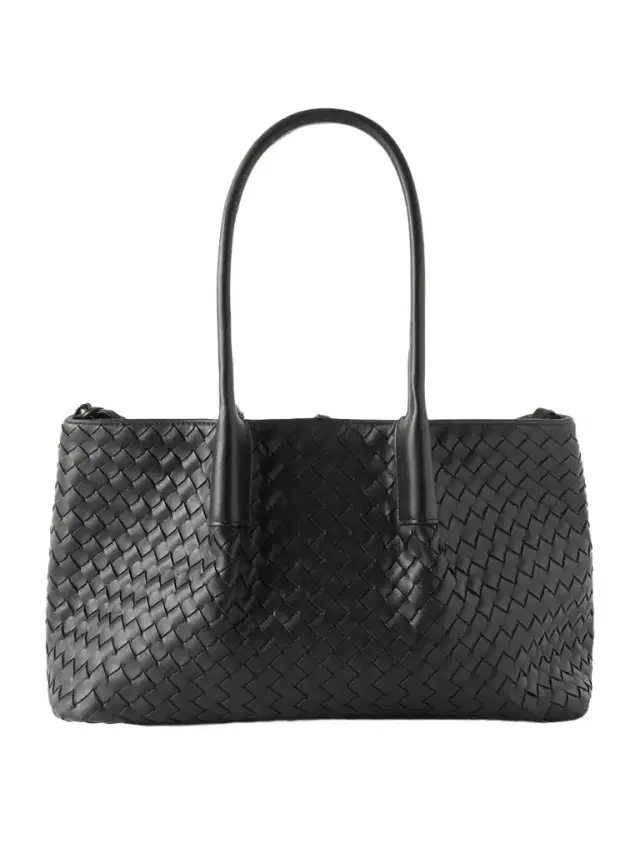 Pinacoteca Small Intrecciato Leather Tote