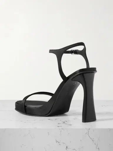 Stella McCartney Satin Platform Sandals | Thumbnail 3