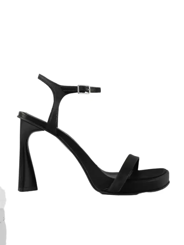 Satin Platform Sandals