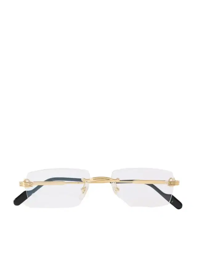 Cartier Eyewear Première De Cartier Rimless Rectangle-frame Gold-tone Optical Glasses