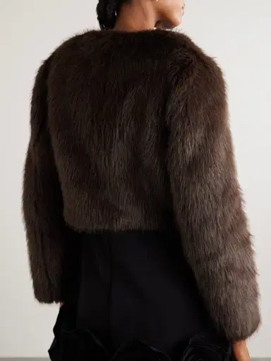 Staud Casmira Cropped Plush Jacket | Thumbnail 4