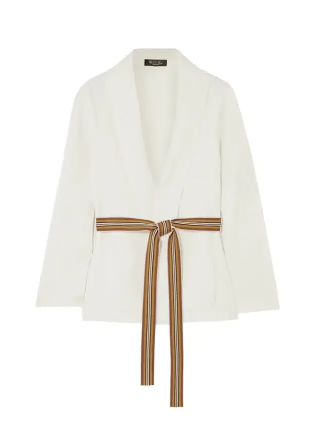 Loro Piana Belted Silk And Cotton-blend Cardigan