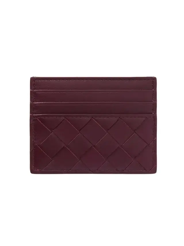 Intrecciato Leather Cardholder