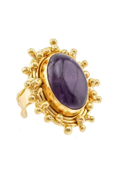 Sylvia Toledano Amethyst Stone Dot Ring | Thumbnail 1