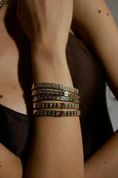 Type Jewelry Diamond Leggo Id Tennis Bracelet | Thumbnail 2