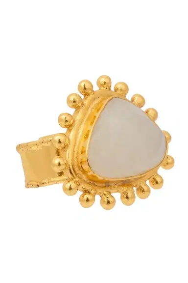 Sylvia Toledano Moonstone Dot Ring | Thumbnail 1 Sylvia Toledano Moonstone Dot Ring | Thumbnail 1