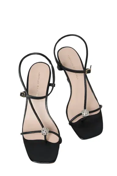 Loeffler Randall Triana Sandal - Black / Crystal | Thumbnail 6