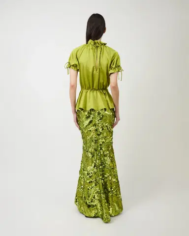 Aknvas The Johanne skirt in citronnelle | Thumbnail 3
