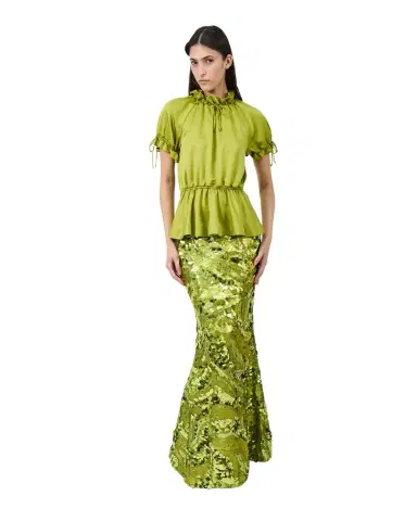 Aknvas The Johanne skirt in citronnelle | Thumbnail 1