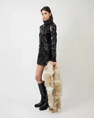 Aknvas The Toni sequin dress in black | Thumbnail 2