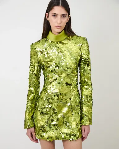 Aknvas The Toni sequin dress in citronnelle | Thumbnail 5