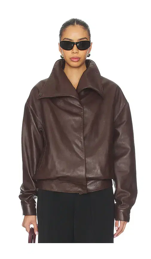 Leather Collar Jacket Leather Collar Jacket