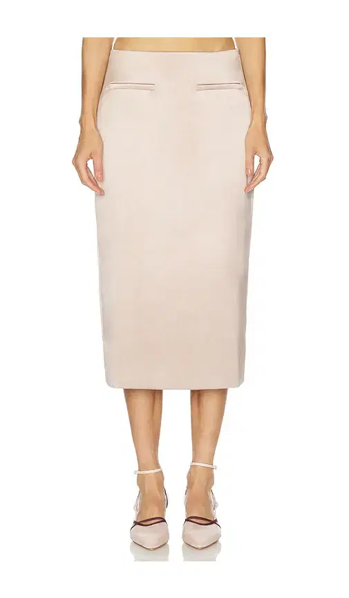L'Academie Yuli Midi Skirt