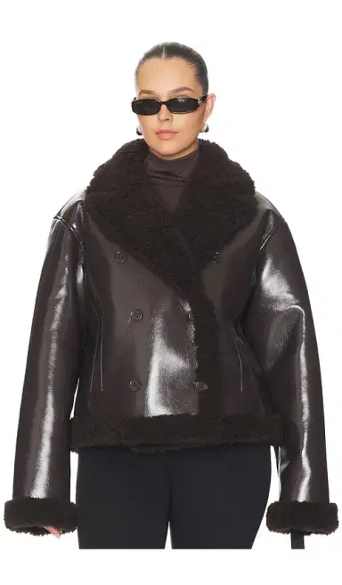 L'Academie Nalani Reversible Faux Leather Jacket | Thumbnail 2