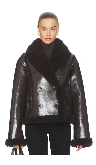 L'Academie Nalani Reversible Faux Leather Jacket | Thumbnail 1