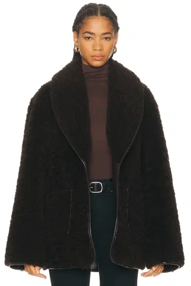 L'Academie Neriah Reversible Faux Leather Jacket | Thumbnail 4