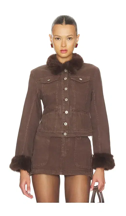 GUIZIO Ares Faux Fur Jacket