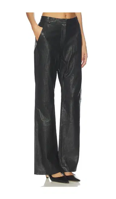 Aexae Leather Pebble Straight Leg Pant | Thumbnail 2 Aexae Leather Pebble Straight Leg Pant | Thumbnail 2