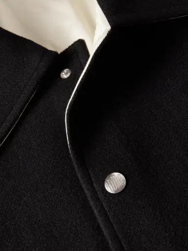 BODE Reversible Logo-Appliquéd Wool and Satin Jacket - Men | Thumbnail 4 BODE Reversible Logo-Appliquéd Wool and Satin Jacket - Men | Thumbnail 4