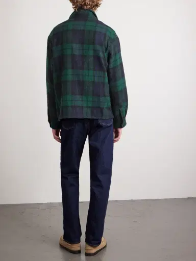 Polo Ralph Lauren Checked Wool and Alpaca-Blend Overshirt - Men | Thumbnail 4