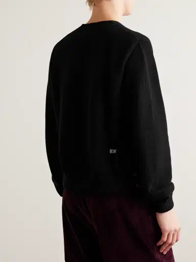 BODE Double-Breasted Logo-Appliquéd Cotton Cardigan - Men | Thumbnail 3