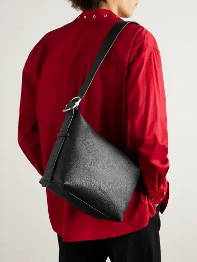 Loewe Loop Full-Grain Leather Messenger Bag - Men | Thumbnail 2 Loewe Loop Full-Grain Leather Messenger Bag - Men | Thumbnail 2