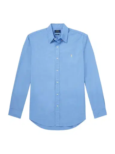 Polo Ralph Lauren Button-Down Collar Logo-Embroidered Cotton Shirt - Men | Thumbnail 1 Polo Ralph Lauren Button-Down Collar Logo-Embroidered Cotton Shirt - Men | Thumbnail 1
