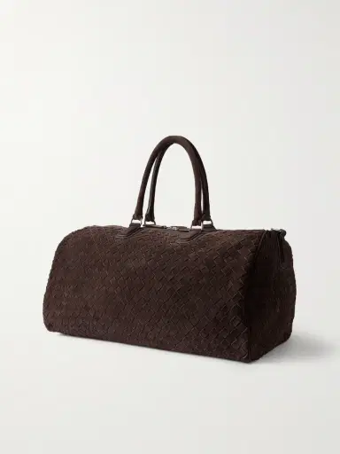 Officine Creative Woven Suede Holdall - Men | Thumbnail 3 Officine Creative Woven Suede Holdall - Men | Thumbnail 3