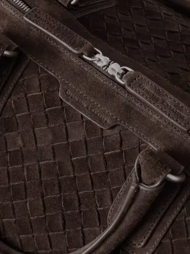 Officine Creative Woven Suede Holdall - Men | Thumbnail 4 Officine Creative Woven Suede Holdall - Men | Thumbnail 4