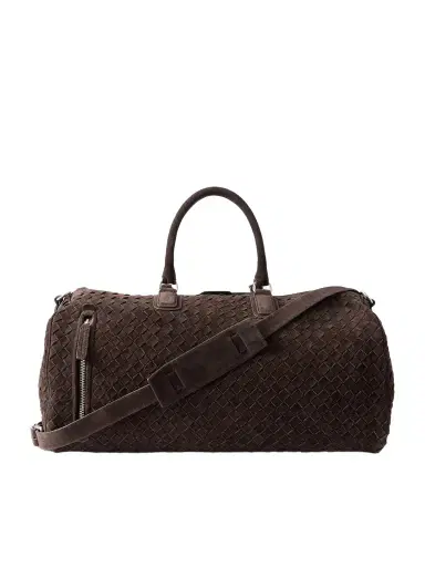 Officine Creative Woven Suede Holdall - Men | Thumbnail 1 Officine Creative Woven Suede Holdall - Men | Thumbnail 1
