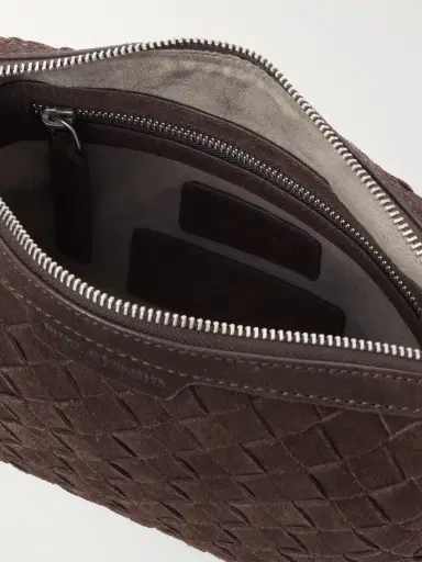 Officine Creative Woven Suede Messenger Bag - Men | Thumbnail 5