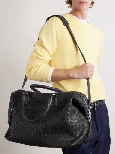 Officine Creative Woven Leather Weekend Bag - Men | Thumbnail 6 Officine Creative Woven Leather Weekend Bag - Men | Thumbnail 6