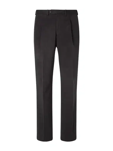 Saman Amel Amo Straight-Leg Brushed Cotton-Blend Twill Sui Trousers - Men | Thumbnail 1 Saman Amel Amo Straight-Leg Brushed Cotton-Blend Twill Sui Trousers - Men | Thumbnail 1