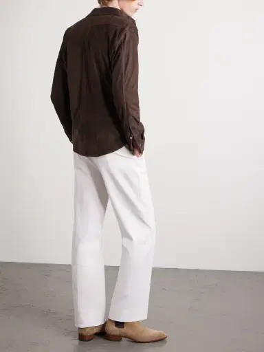 J. Mueser Suede Western Overshirt - Men | Thumbnail 3