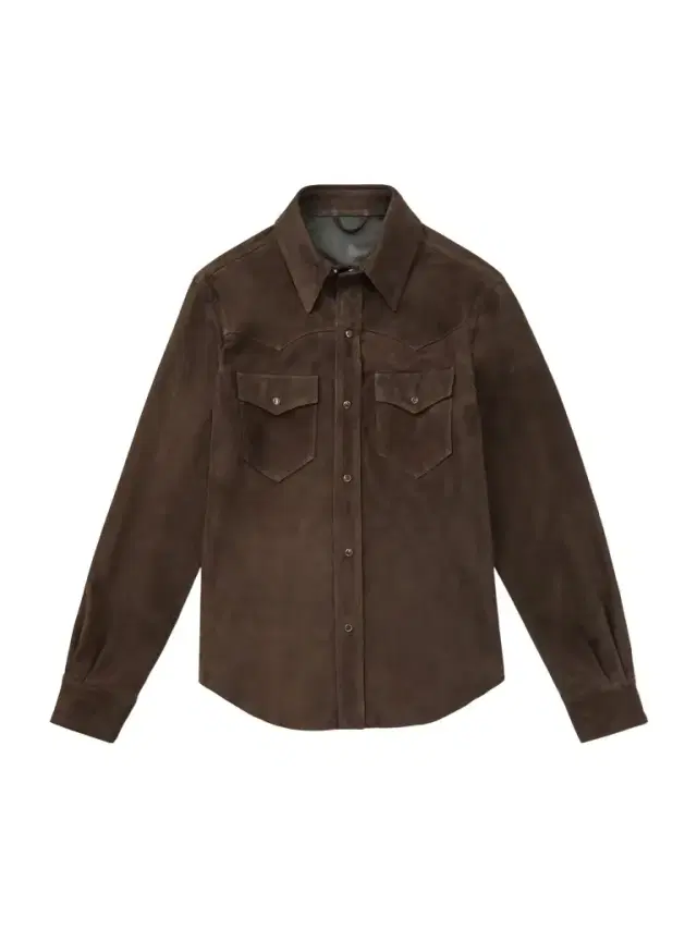 Suede Western Overshirt - Men