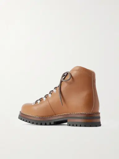 Loro Piana Oiled Leather Lace-Up Boots - Men | Thumbnail 4