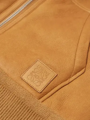 Loewe Logo-Appliquéd Shearling Hooded Jacket - Men | Thumbnail 6 Loewe Logo-Appliquéd Shearling Hooded Jacket - Men | Thumbnail 6