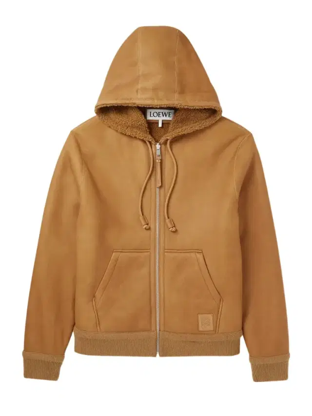 Loewe Logo-Appliquéd Shearling Hooded Jacket - Men